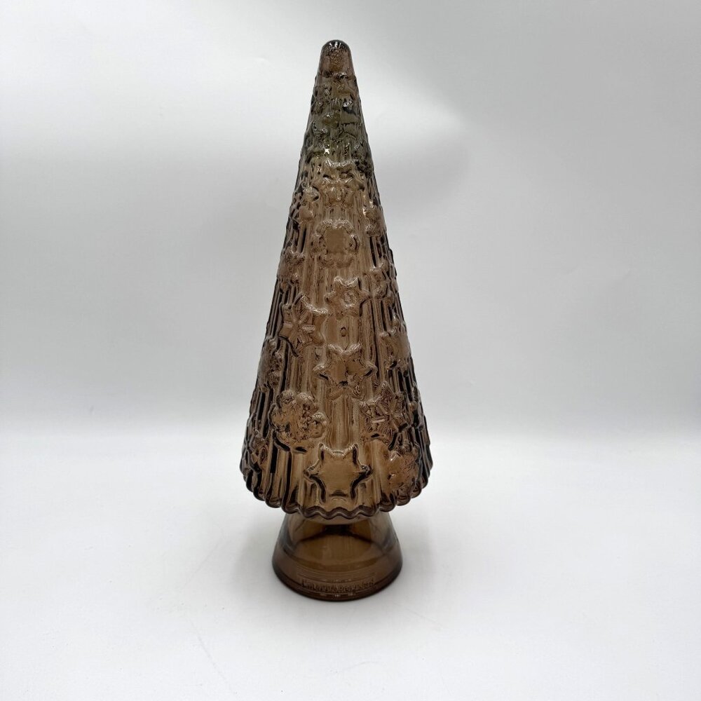 vidrios san miguel recycled glass Large smokey color Christmas Tree Spain